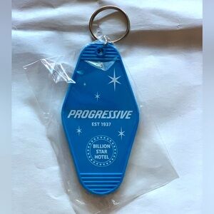 Retro progressive keychain